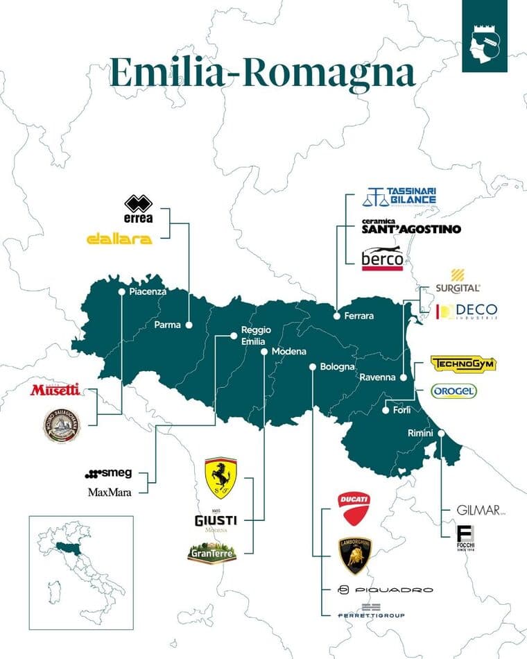Le eccellenze produttive dell'Emilia-Romagna