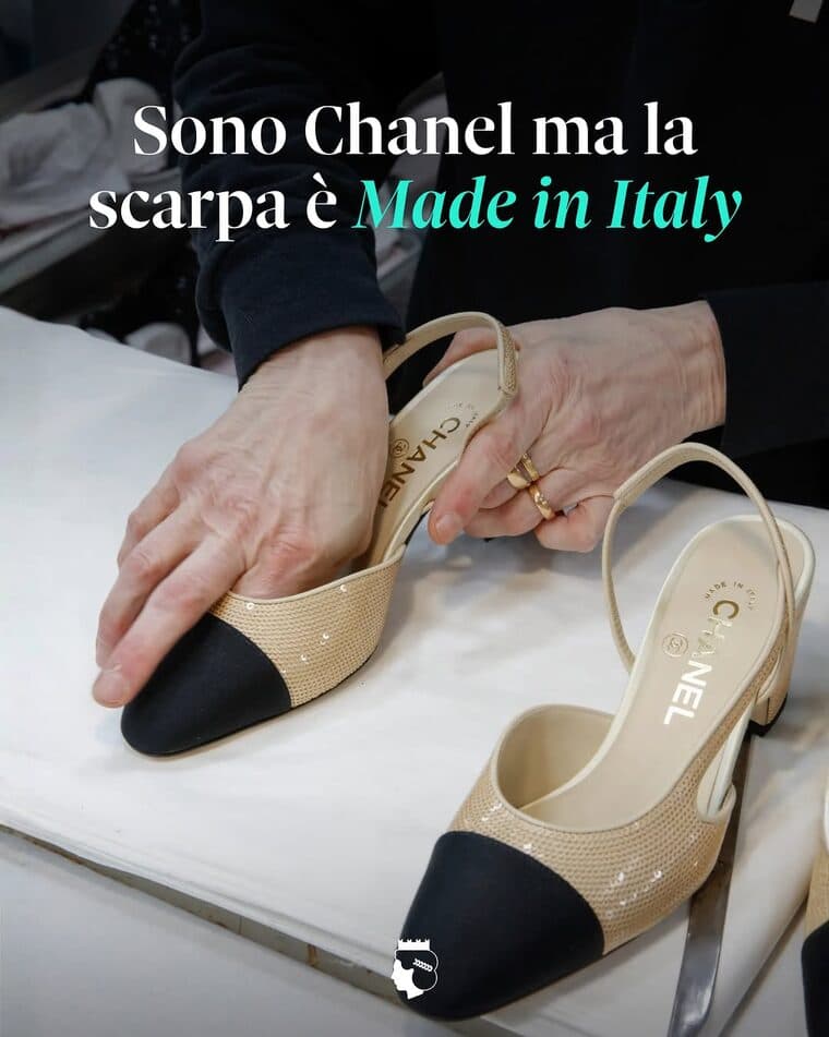 Sono Chanel ma la scarpa è Made in Italy